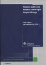 Finanse publiczne. Finanse samorządu terytorialnego