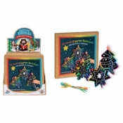 Zdrapywanki trójwymiarowe zimowe 3 szt.