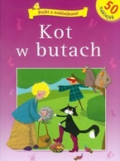 Kot w butach bajki z naklejkami - Malicki Marcin