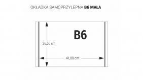 Okładka B6 samoprzylepna 26.5x41.0cm (OZ-56)