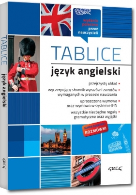 Tablice: język angielski (+ rozmówki) - Jacek Paciorek, Małgorzata Dagmara Wyrwińska, Małgorzata Brożyna