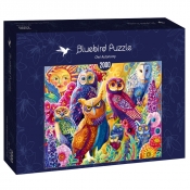 Bluebird Puzzle 2000: Kolorowe sowy (90005)