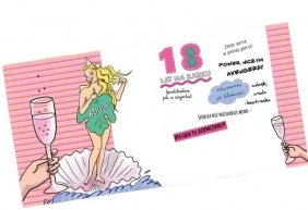 Karnet KW Urodziny Osiemnastka - Superwomen