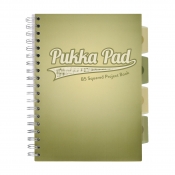 Pukka Pad, Kołozeszyt Project Book B5/100k - Olive Green