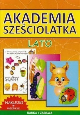 Akademia sześciolatka. Lato - Kamila Pawlicka, Beata Guzowska