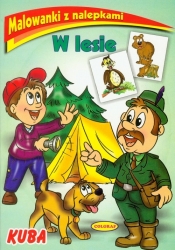 W lesie. Naklejki