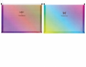 Koperta A4 na zip glitter rainbow (88305)