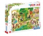 Clementoni, puzzle Maxi SuperColor 24: Zoo (28505)