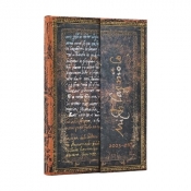 Kalendarz Paperblanks 2025/2026 Michelangelo, Handwriting, Embellished Manuscripts Collection Mini