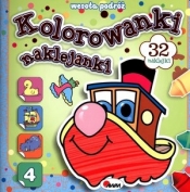 Kolorowanki naklejanki 4 Wesoła podróż
