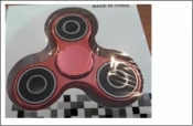 Spinner metalizowany czerwony