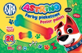 Farby plakatowe Astrino, 24 kolory (456557)