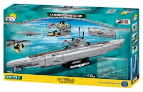 Cobi: Mała Armia WWII. German Submarine Type VIIB U-Boot U-48 (4805)