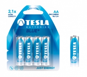 Baterie. 4x Bateria Tesla AA Blue+ R06