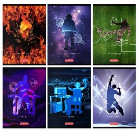 Zeszyt A5/16k linia podwójna - The Hero, 1 szt