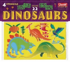 Szablony dinozaury 4szt - art. pap
