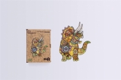 Puzzle drewniane eko 74 Triceratops A4