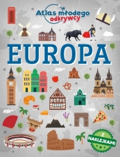 Atlas młodego odkrywcy. Europa z naklejkami - Opracowanie zbiorowe