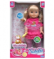 Lalka Natalia z pieskiem (120053)