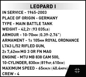 Cobi 3105 Armed Forces Leopard I