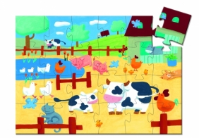 Puzzle postaciowe Krówka na farmie (DJ07205)