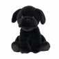 Pies Buldog czarny 25cm