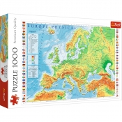 Puzzle 1000: Mapa fizyczna Europy (10605)