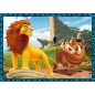 Trefl, Puzzle 4w1: Przygody Króla Lwa (34605)