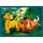 Trefl, Puzzle 4w1: Przygody Króla Lwa (34605)