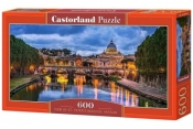 Puzzle 600 Widok Bazyliki Św Piotra CASTOR
