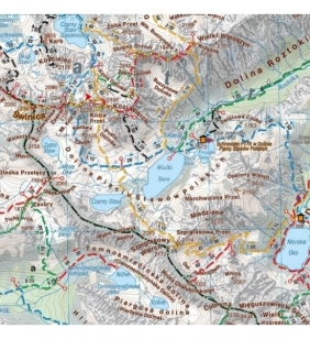Tatry Polskie i Słowackie, 1:50 000 - mapa turystyczna - Opracowanie zbiorowe