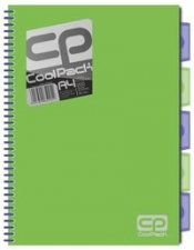Brulion A4 CoolPack 200 kartek zielony neon