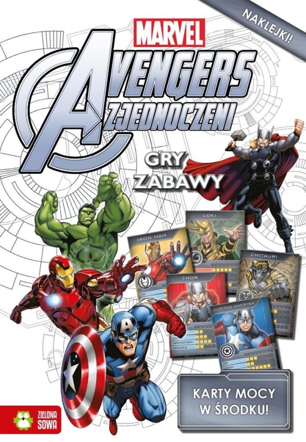 Avengers gry i zabawy + karty do zabawy do wypchnięcia (3054)