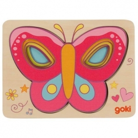 Puzzle warstwowe Motyl