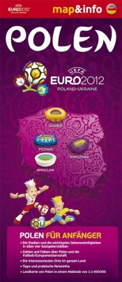 Polen Polska Euro 2012 mapa i miniprzewodnik