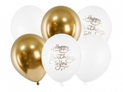 Balony Happy Birthday To You 30cm 6szt