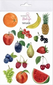 Tatuaże zmywalne Owoce