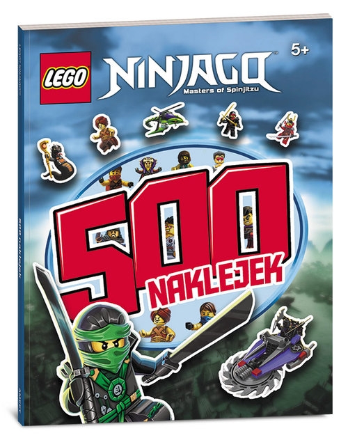 Lego Ninjago 500 naklejek (Uszkodzona okładka) 