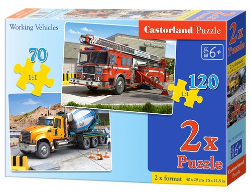 Puzzle Ciężarówki 70 i 120 2w1 (021055)