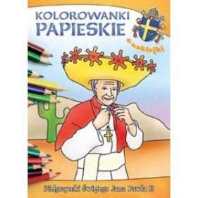 Kolorowanki papieskie. Pielgrzymki Świętego Jana Pawła II - Anna Wiśnicka, Ireneusz Korpyś