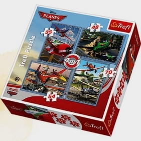 Puzzle 4w1 Planes Podniebne podróże (34205)