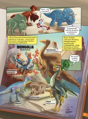 Nauka z komiksem. Era dinozaurów. Tom 3. Kres potęgi, czyli dinozaury kredy - Stefano Broccoli, Jacopo Olivieri