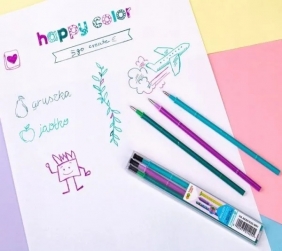 Wkład do długopisu usuwalnego 3 kolory HAPPY COLOR