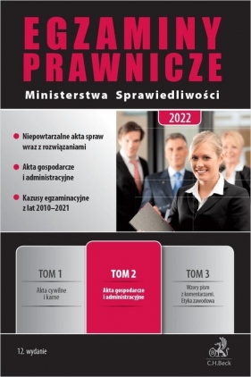 Egzaminy Prawnicze Ministerstwa Sprawiedliwości 2022 Tom 2 - Grzegorz Witczak
