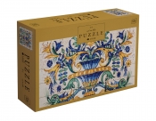 Interdruk, Puzzle 1000: Art on Tiles 1 - Floral Elegacne