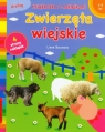 Zwierzęta wiejskie Książeczka z naklejkami