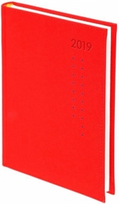 Kalendarz 2019 A5 Dzienny Cross Porto Czerwony
