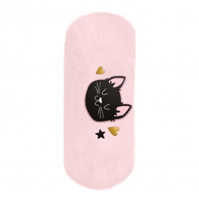 Piórnik saszetka pluszowa - Black Cat