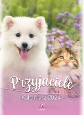 Kalendarz 2024 wieloplanszowy B4 Przyjaciele kolor