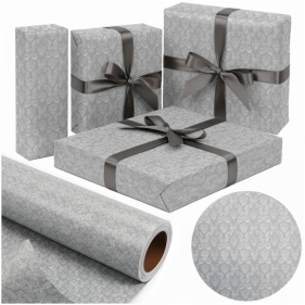 Papier Grey/Silver Damask X-Strong 57cmx25m